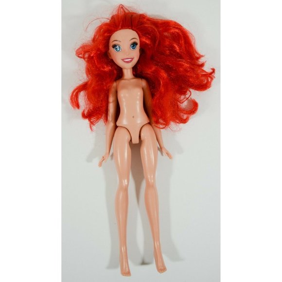 Lot of 3 Disney Princess Dolls Toys Nude Ariel, Rapunzel, & Tinkerbell w/ Dress - Picture 2 of 9